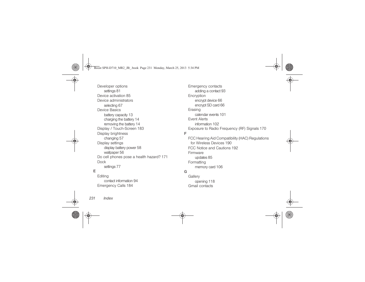 Samsung SPH-D710ZWABST User Manual | Page 246 / 252