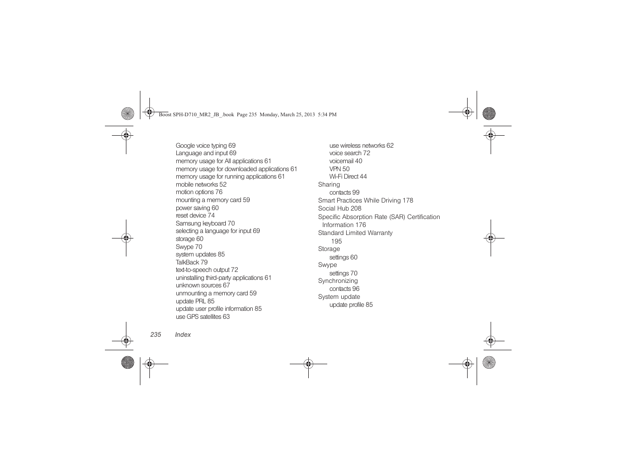 Samsung SPH-D710ZWABST User Manual | Page 250 / 252