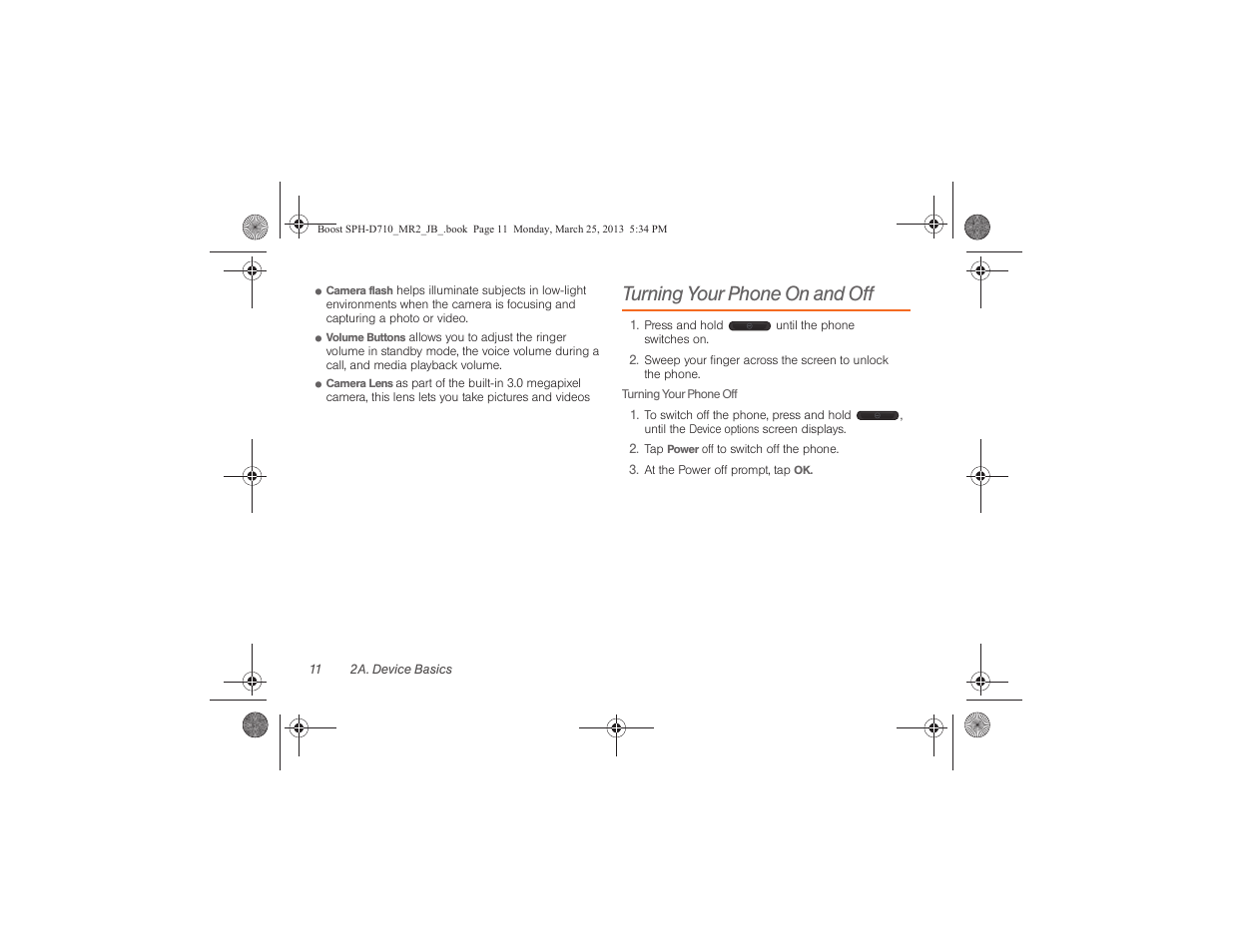 Turning your phone on and off | Samsung SPH-D710ZWABST User Manual | Page 26 / 252