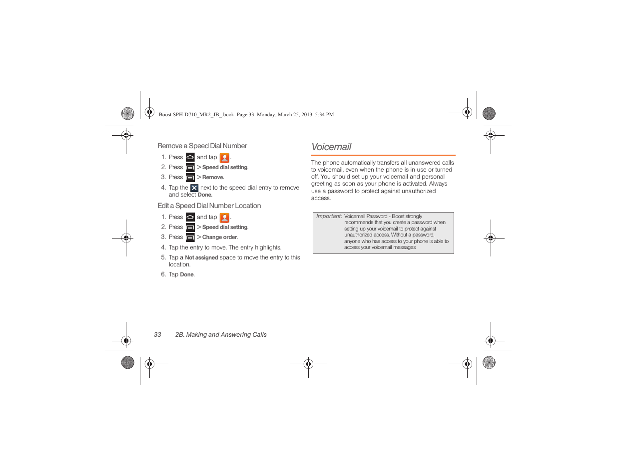 Voicemail | Samsung SPH-D710ZWABST User Manual | Page 48 / 252