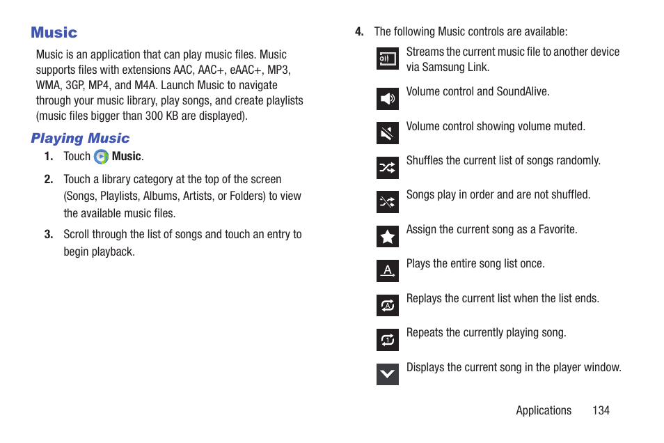 Music | Samsung SGH-I257ZKAATT User Manual | Page 141 / 218