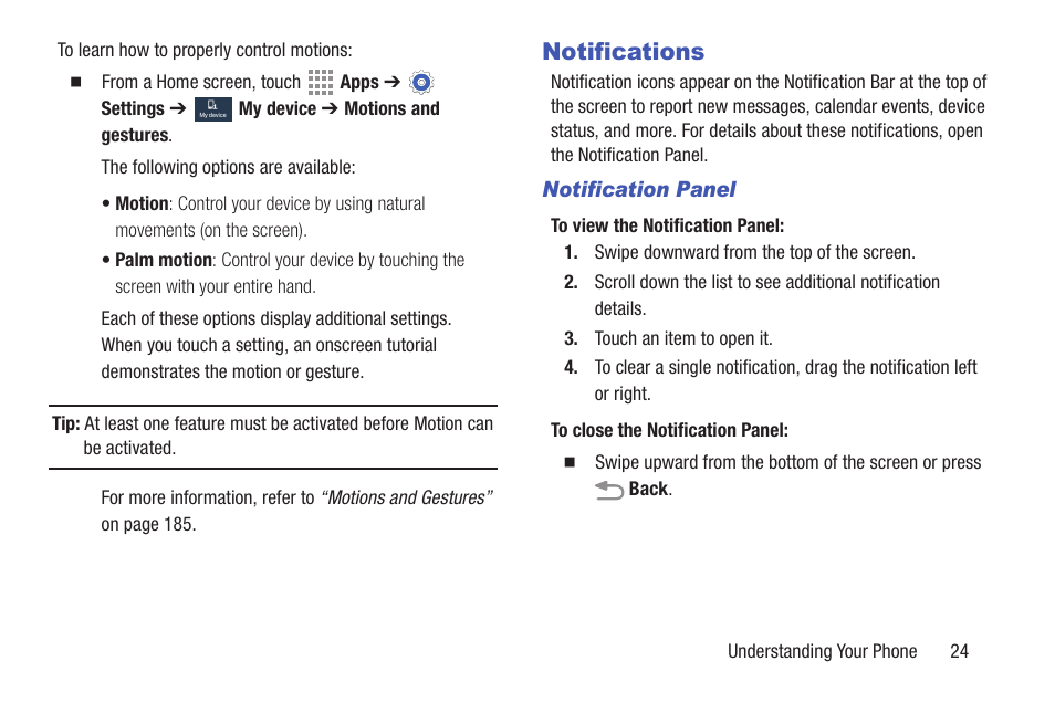 Notifications | Samsung SGH-I257ZKAATT User Manual | Page 31 / 218