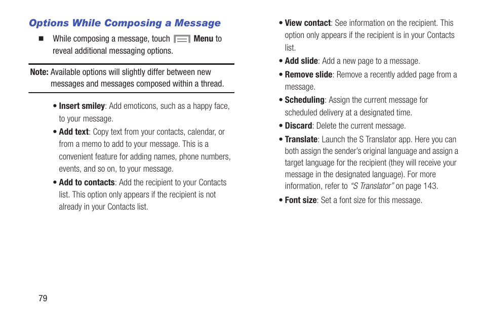 Samsung SGH-I257ZKAATT User Manual | Page 86 / 218