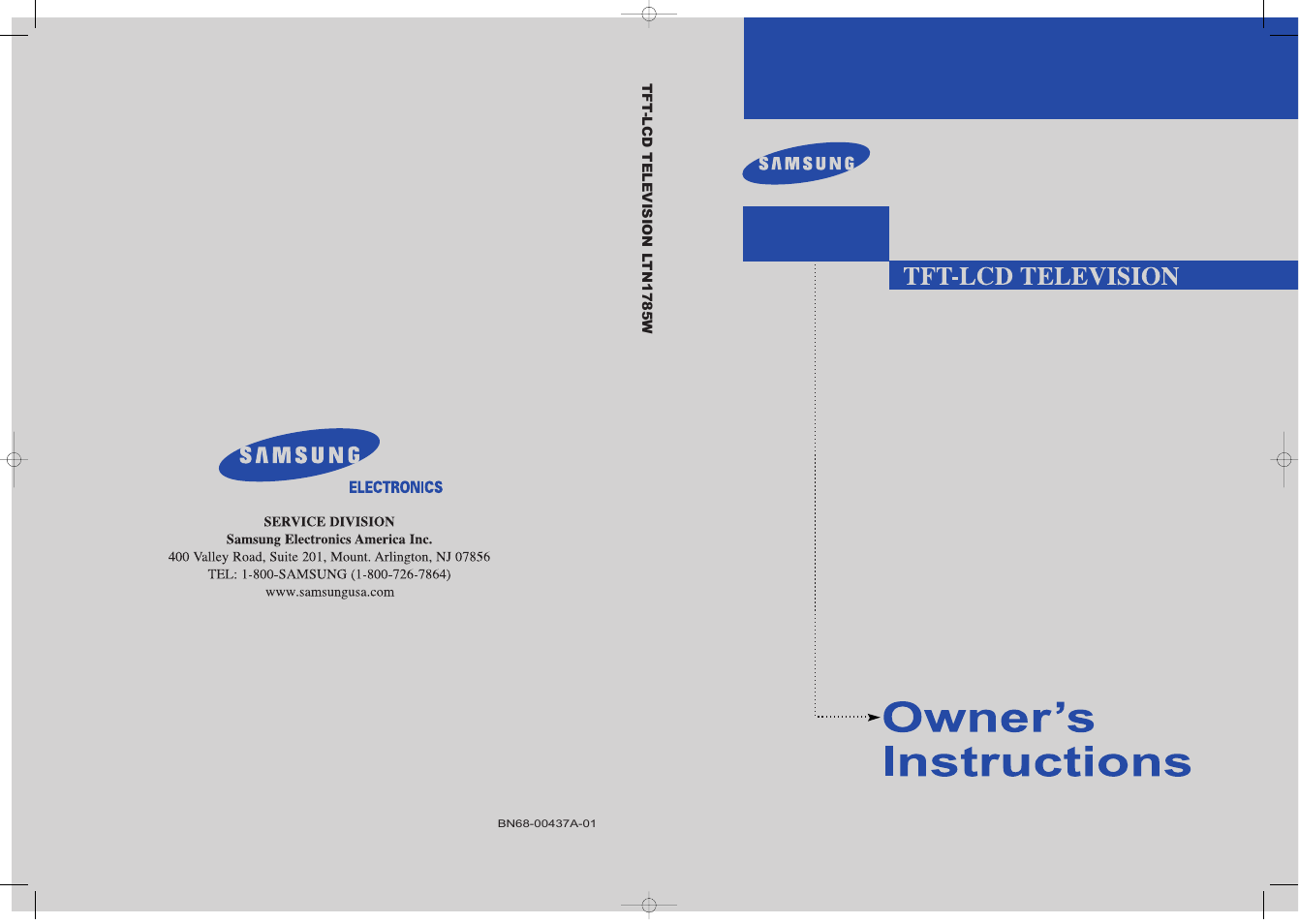 Samsung LTN1785WX-XAA User Manual | 68 pages