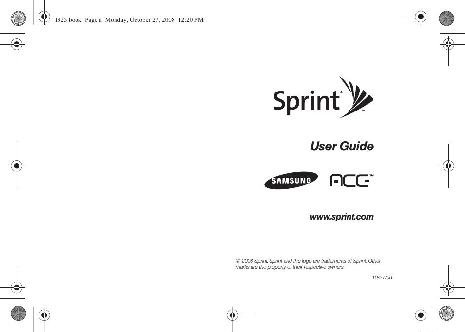 Samsung SPH-I325DLASPR User Manual | 227 pages