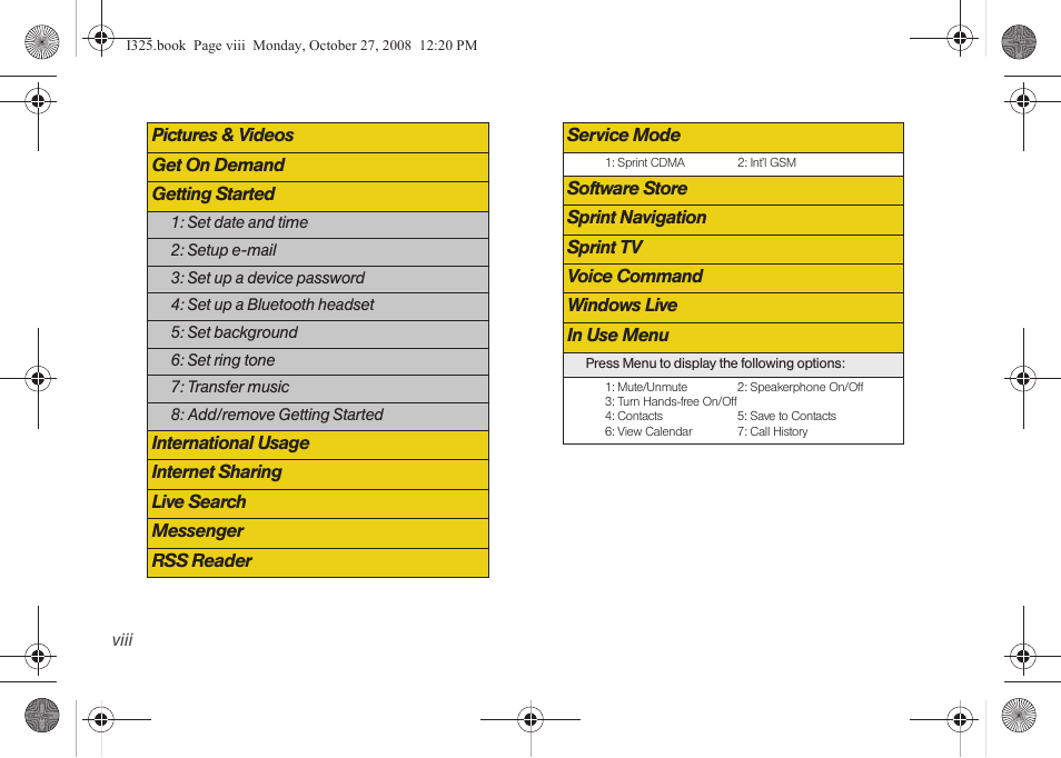 Samsung SPH-I325DLASPR User Manual | Page 14 / 227