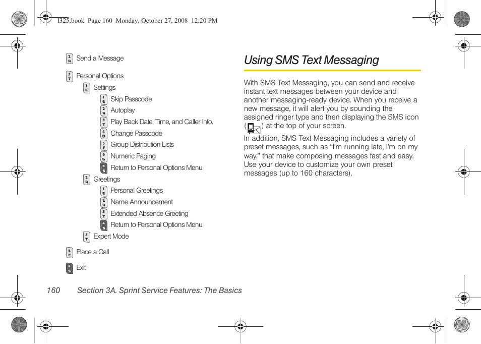 Using sms text messaging | Samsung SPH-I325DLASPR User Manual | Page 174 / 227