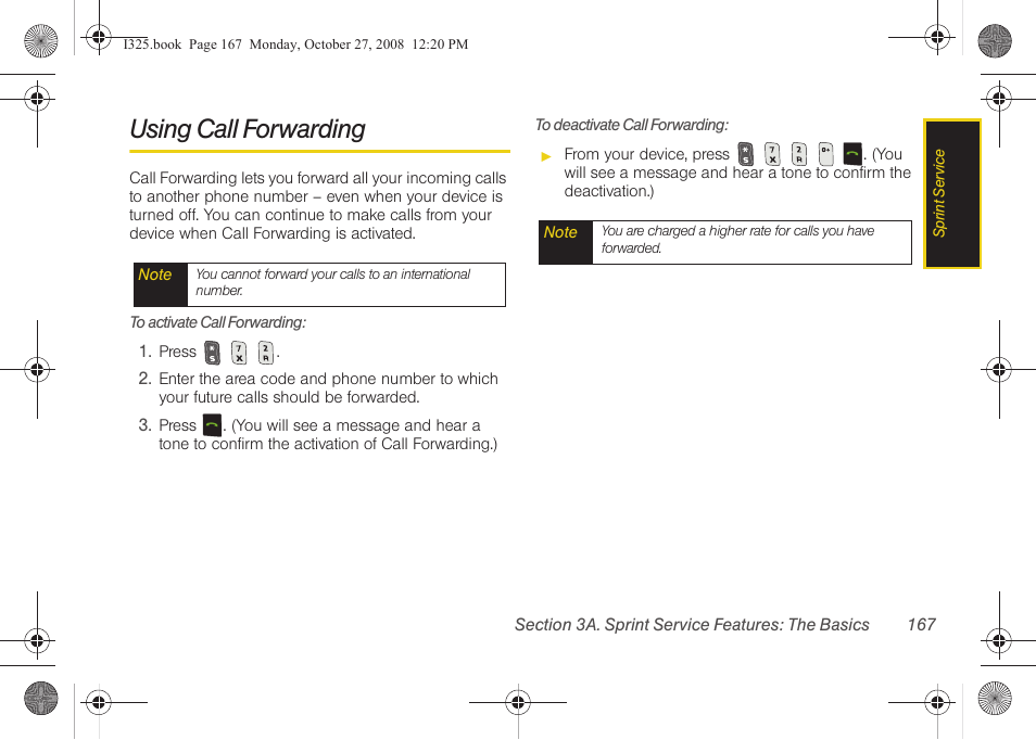 Using call forwarding | Samsung SPH-I325DLASPR User Manual | Page 181 / 227