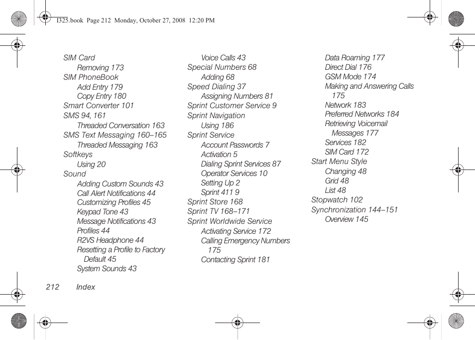 Samsung SPH-I325DLASPR User Manual | Page 226 / 227