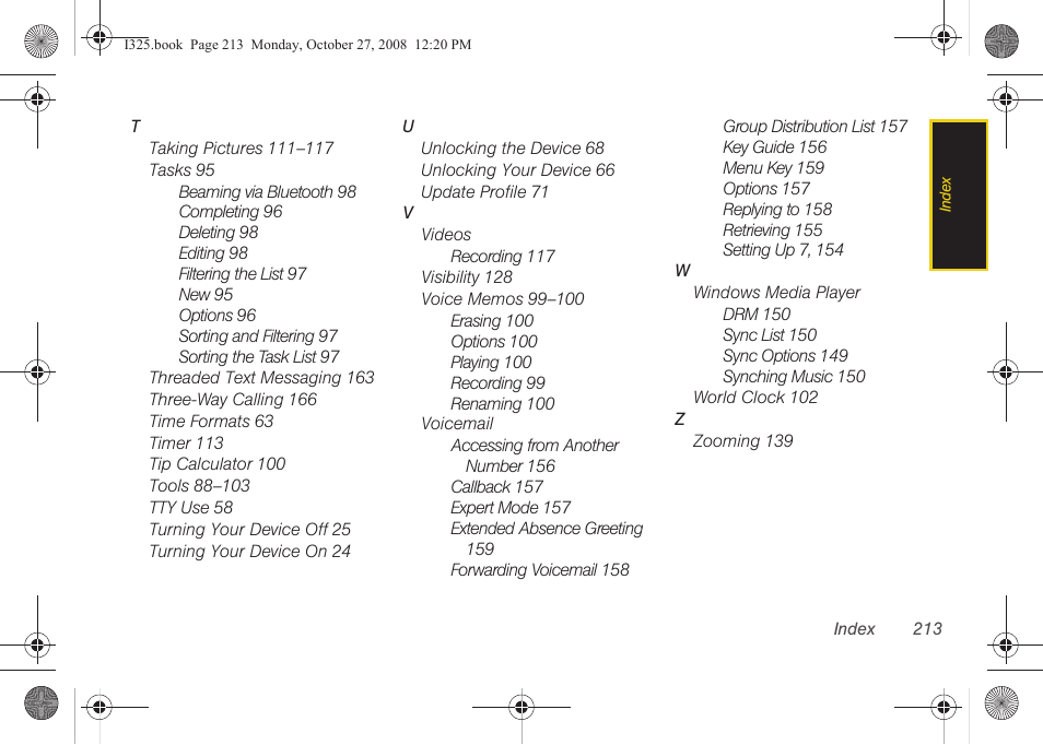 Samsung SPH-I325DLASPR User Manual | Page 227 / 227