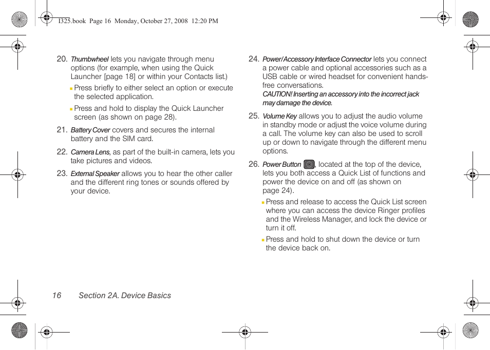 Samsung SPH-I325DLASPR User Manual | Page 30 / 227