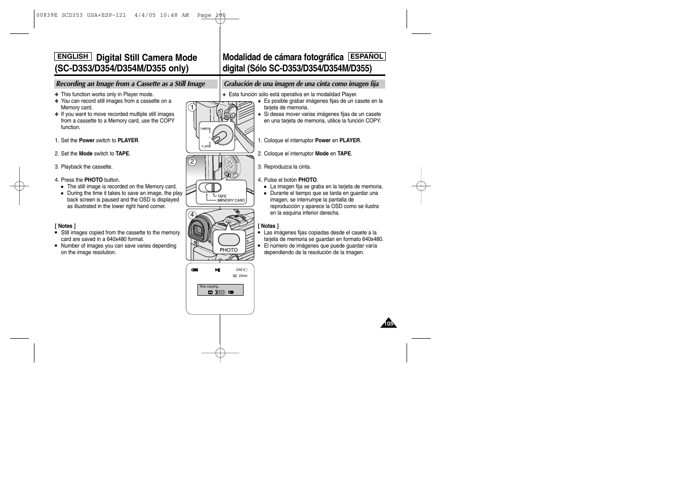 Samsung SC-D353-XAP User Manual | Page 105 / 122