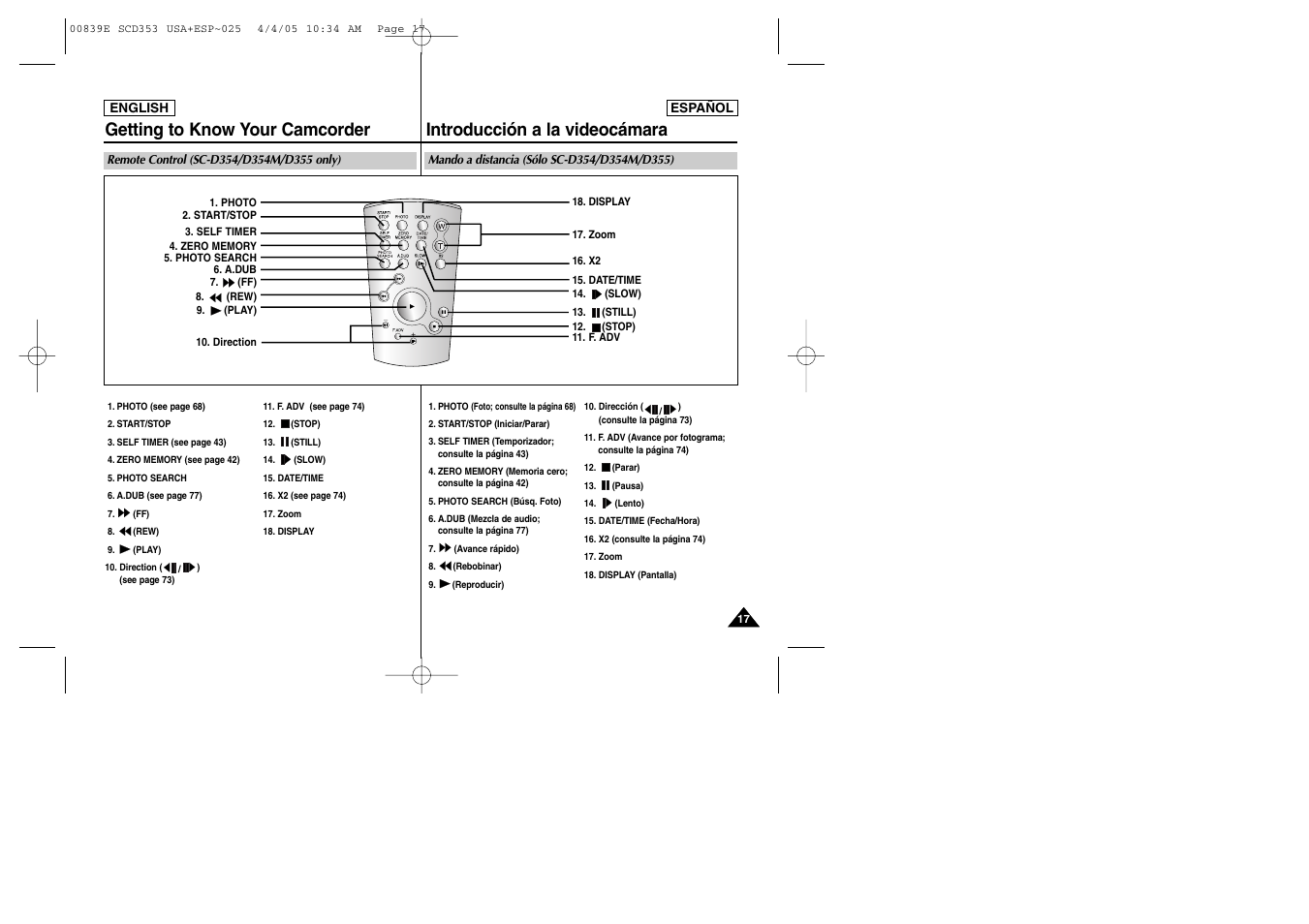 Samsung SC-D353-XAP User Manual | Page 17 / 122