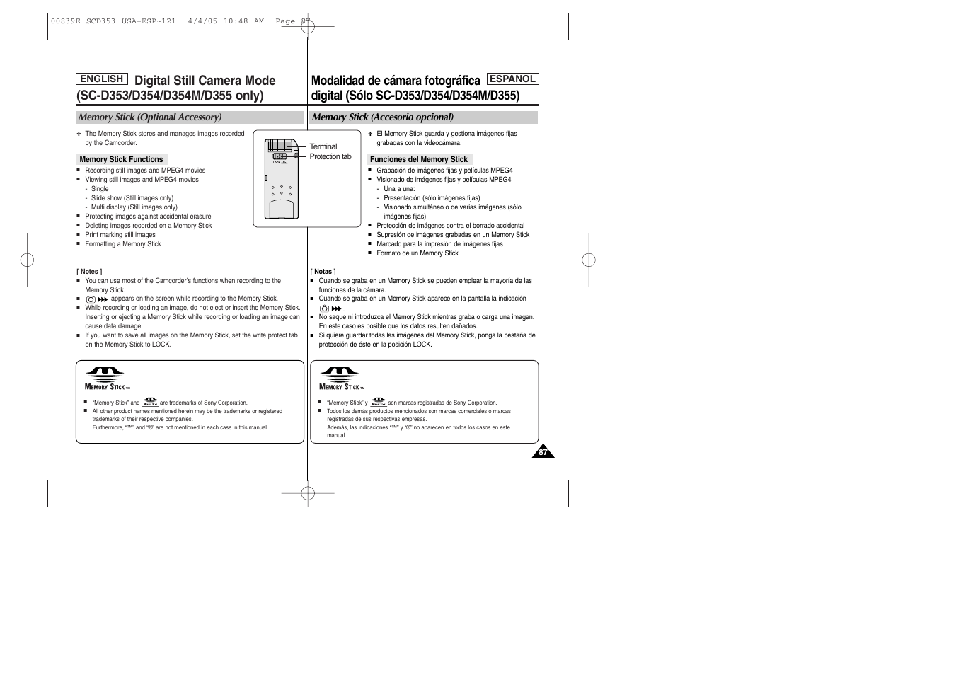 Samsung SC-D353-XAP User Manual | Page 87 / 122