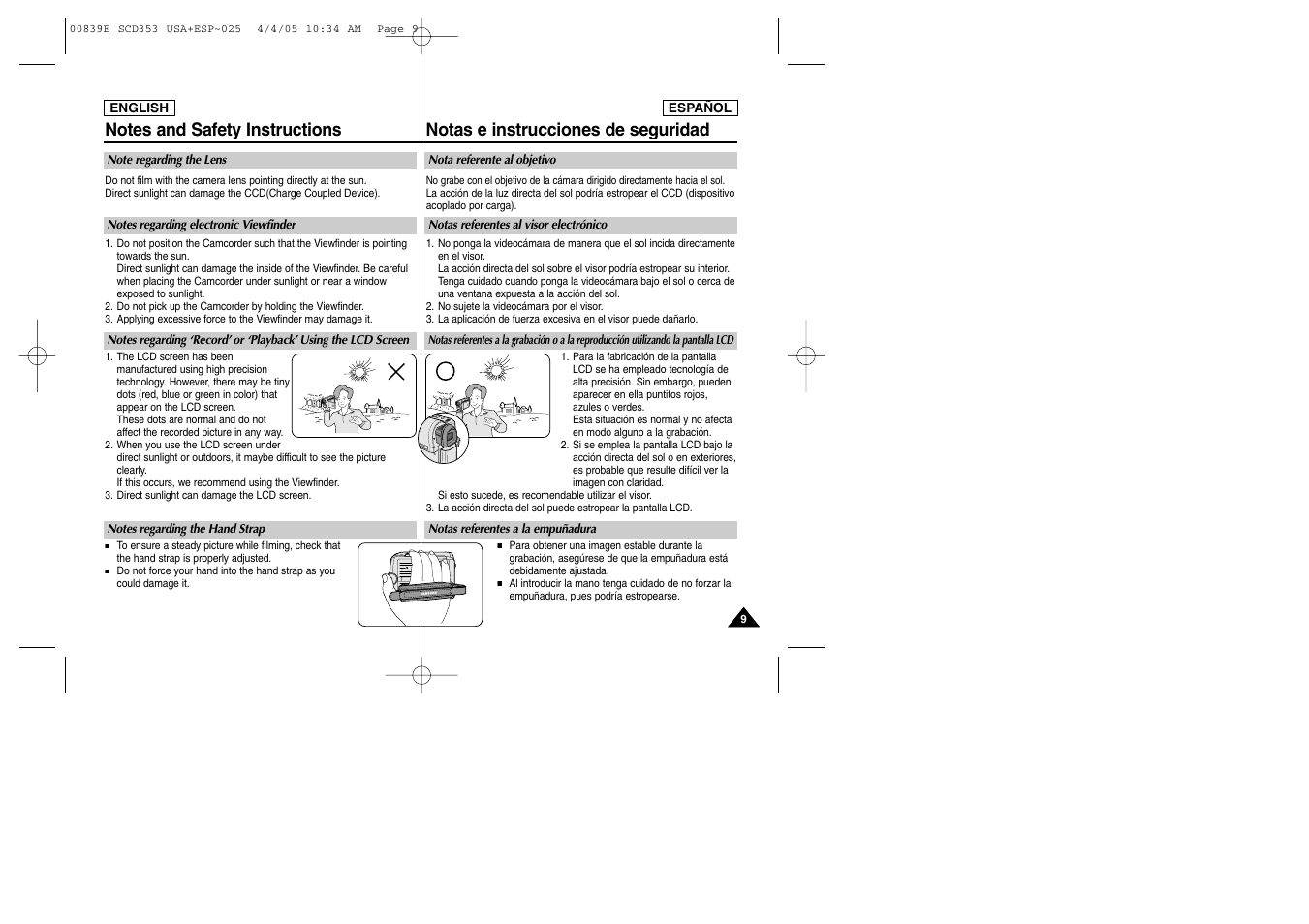 Samsung SC-D353-XAP User Manual | Page 9 / 122