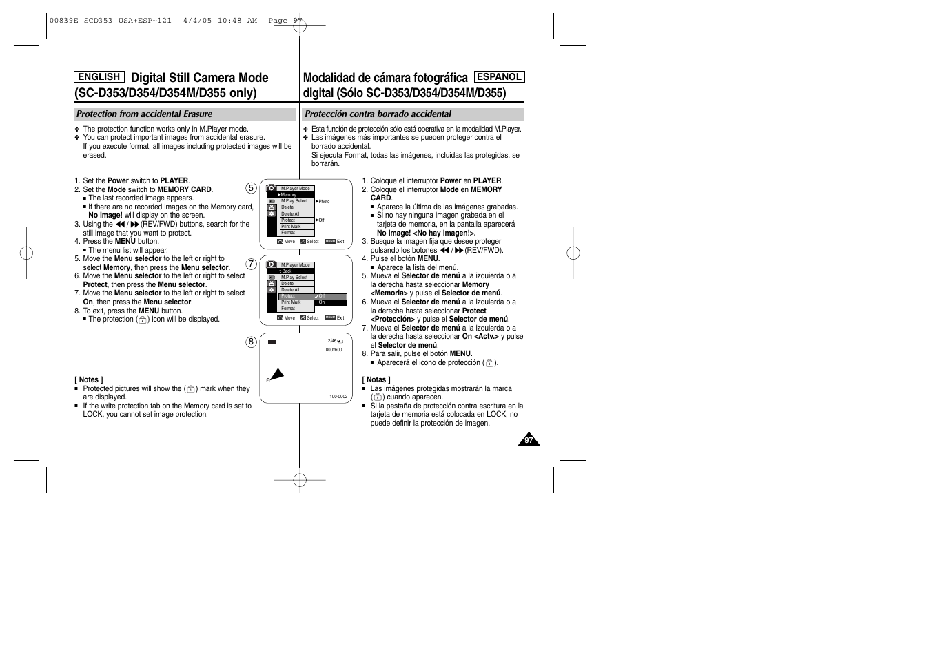 Samsung SC-D353-XAP User Manual | Page 97 / 122