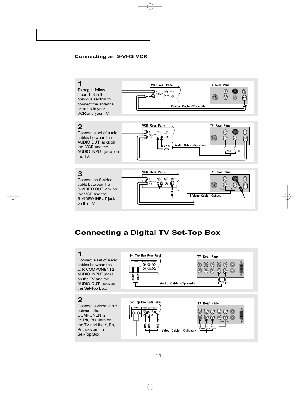 Connecting a digital tv set-top box | Samsung LTN226WX-XAC User Manual | Page 19 / 72