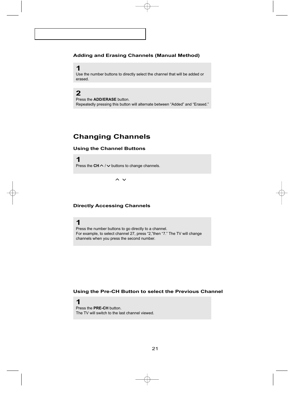 Changing channels | Samsung LTN226WX-XAC User Manual | Page 29 / 72