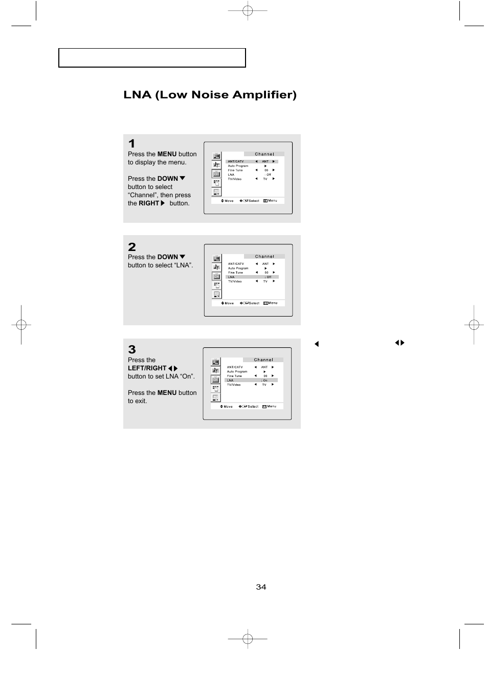 Lna (low noise amplifier) | Samsung LTN226WX-XAC User Manual | Page 42 / 72