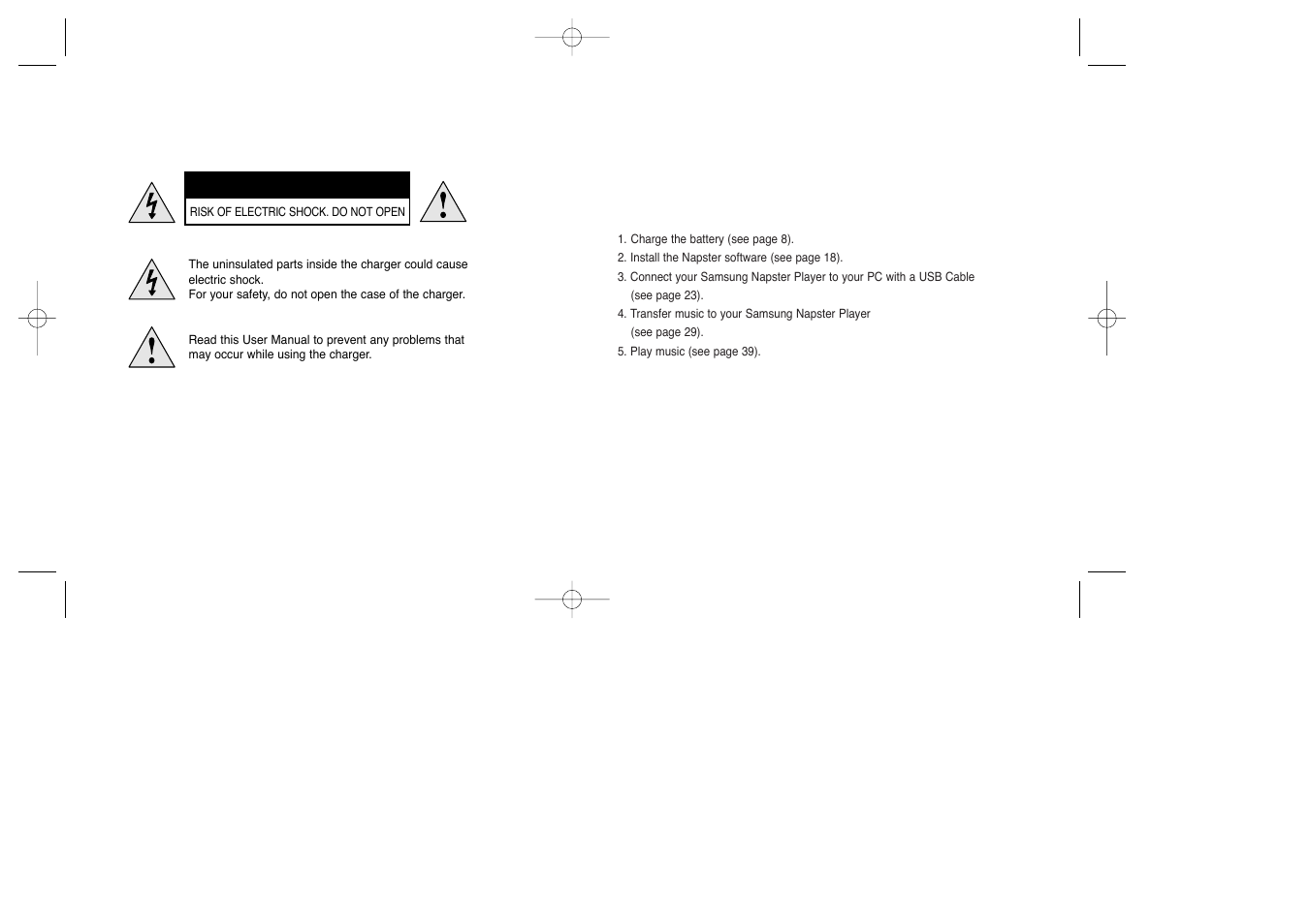 Battery charger safety, Introduction, Quick start | Samsung YH-920GS-XAX User Manual | Page 4 / 39