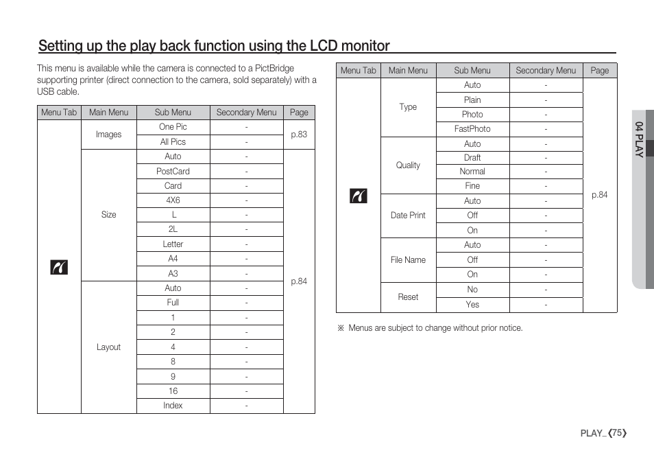 Samsung EC-S85ZZBBA-SP User Manual | Page 76 / 110
