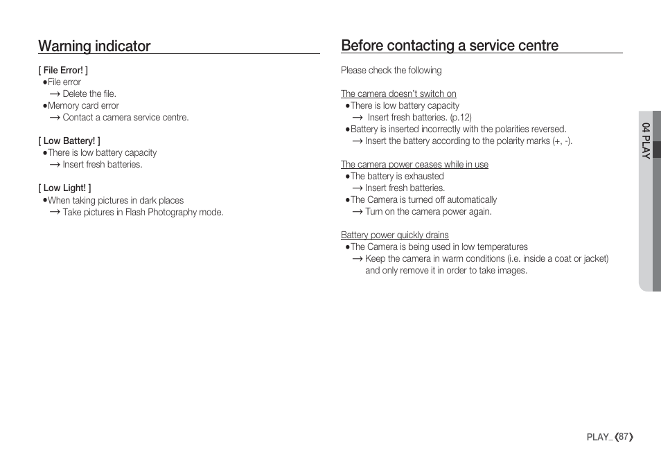 Samsung EC-S85ZZBBA-SP User Manual | Page 88 / 110