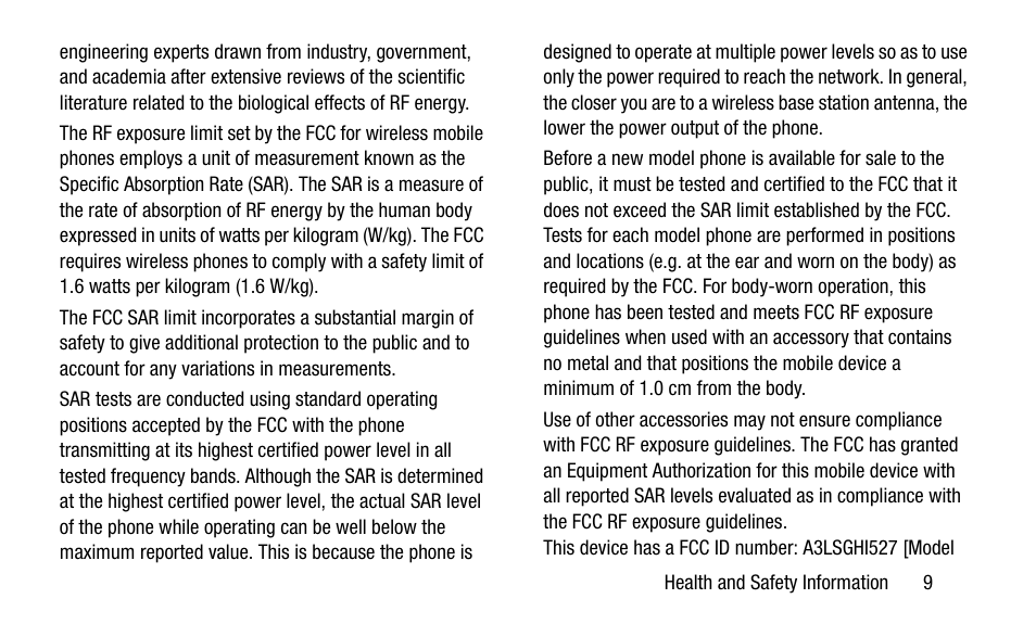 Samsung SGH-I527ZKBATT User Manual | Page 15 / 58