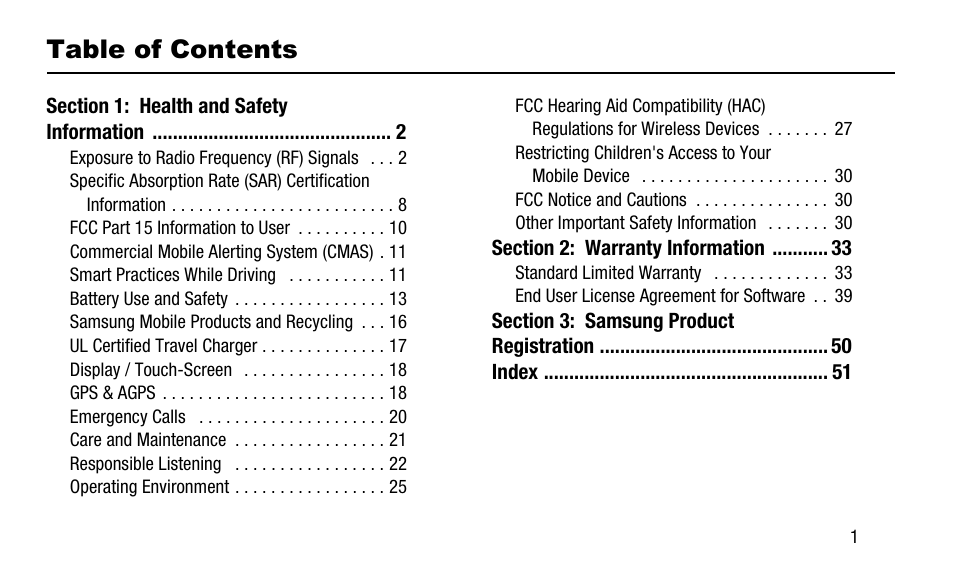 Samsung SGH-I527ZKBATT User Manual | Page 7 / 58