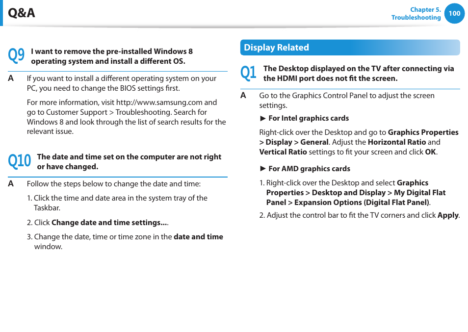 Samsung NP270E5G-K02US User Manual | Page 101 / 129