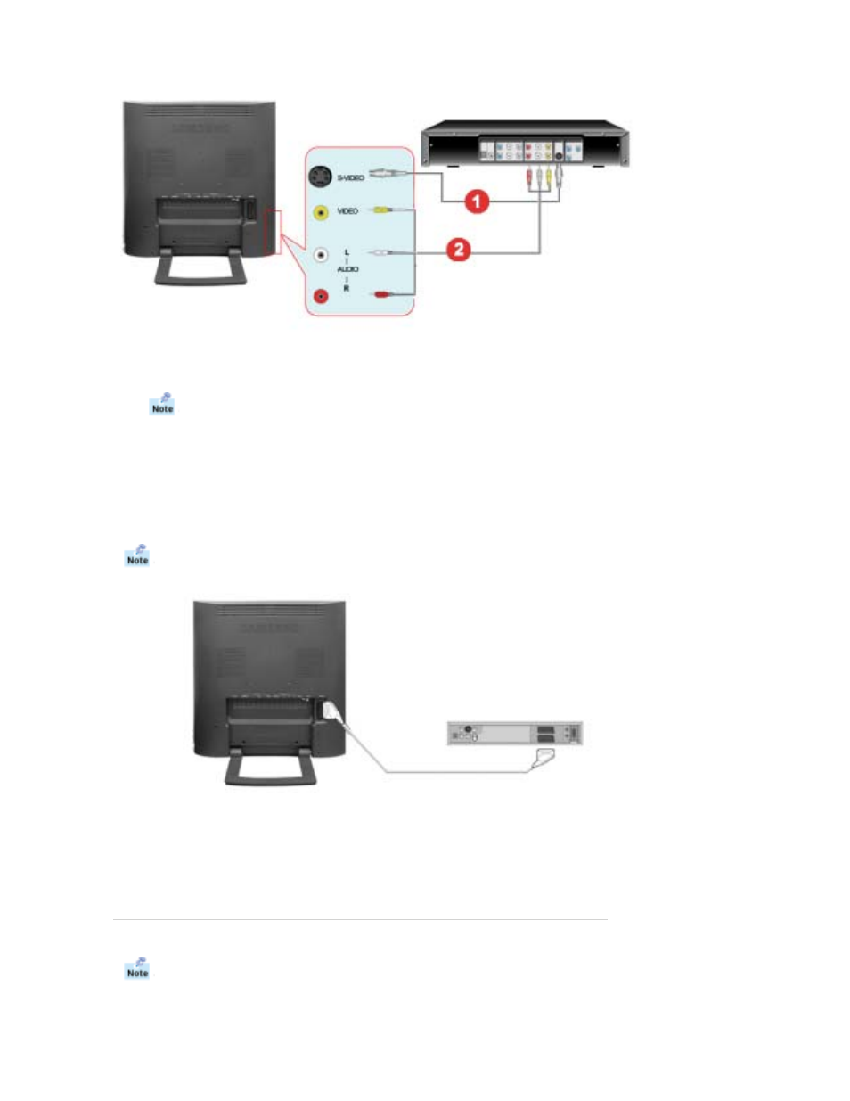 Connecting ext(rgb), Connecting tv | Samsung RT19FSSS User Manual | Page 19 / 60
