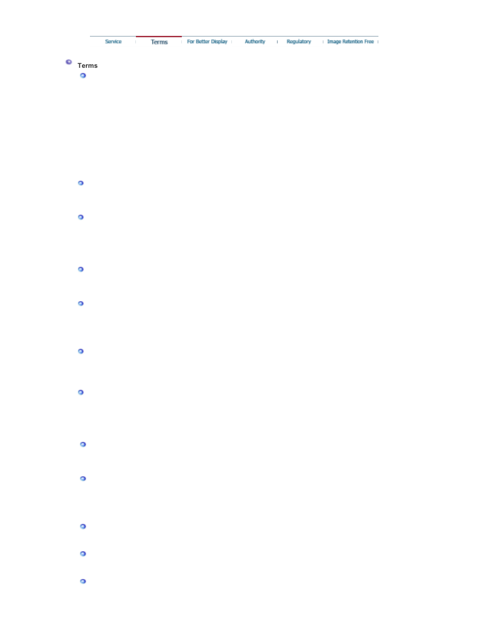 Terms | Samsung RT19FSSS User Manual | Page 50 / 60