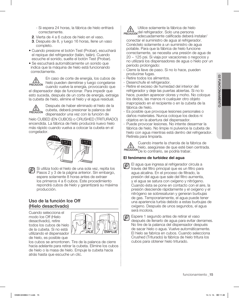 Samsung RFG298HDRS-XAA User Manual | Page 41 / 80