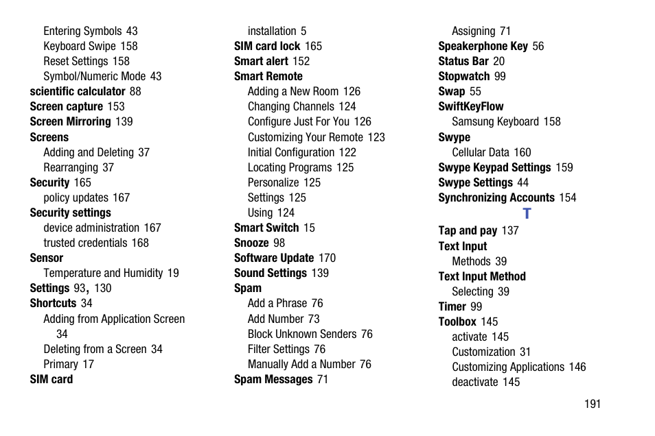 Samsung SM-G900AZKZAIO User Manual | Page 199 / 200