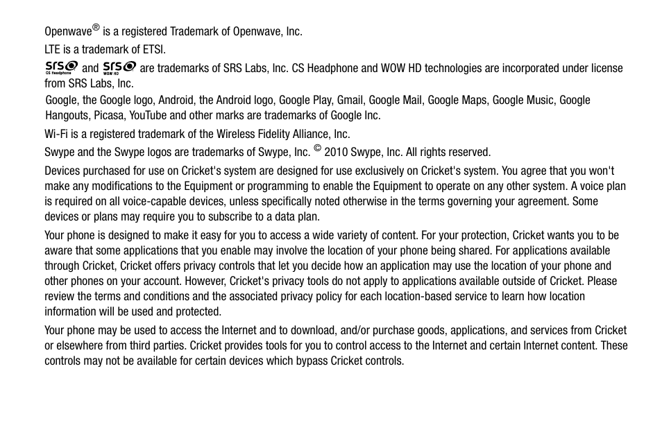 Samsung SM-G900AZKZAIO User Manual | Page 6 / 200