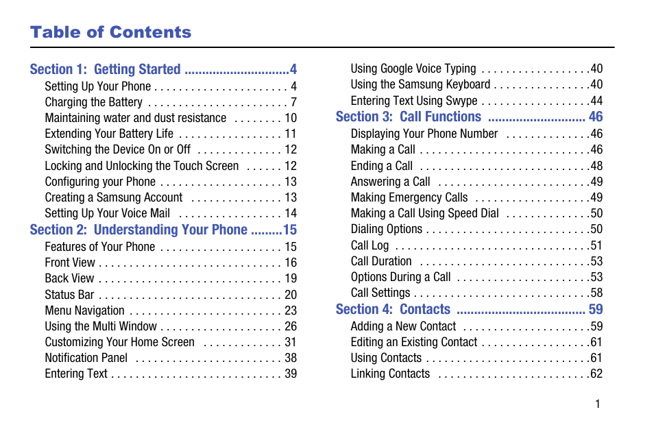 Samsung SM-G900AZKZAIO User Manual | Page 9 / 200