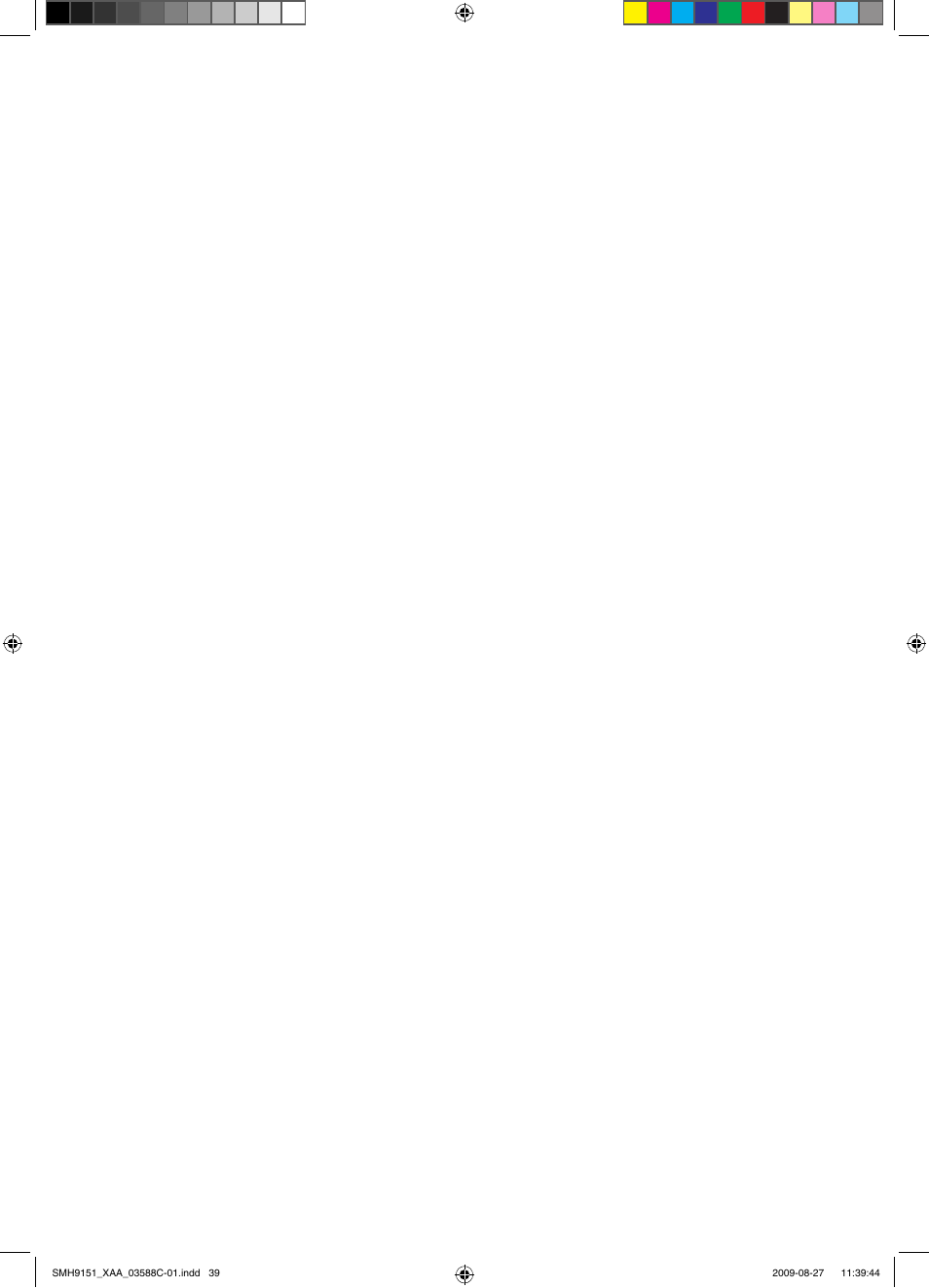 Samsung SMH9151B-XAA User Manual | Page 39 / 40