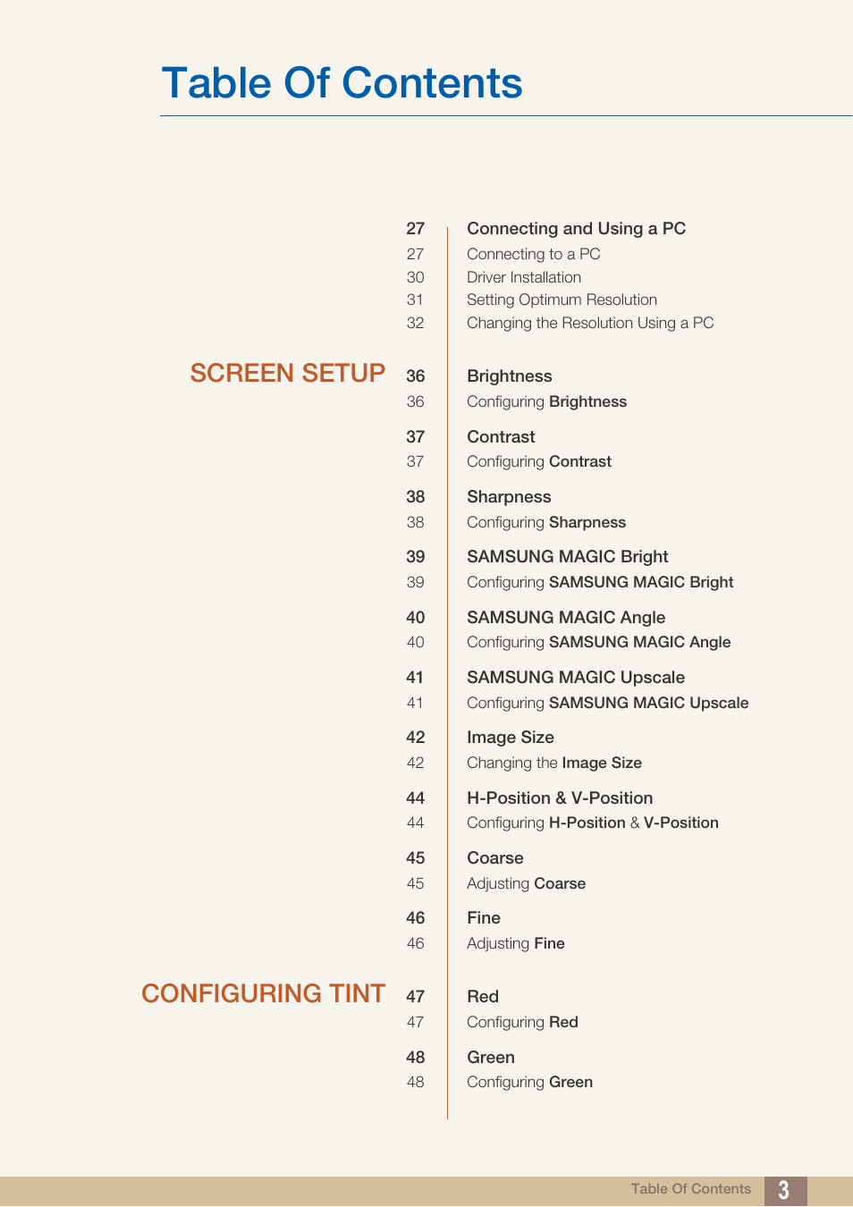 Samsung LS19C45KBRV-GO User Manual | Page 3 / 122