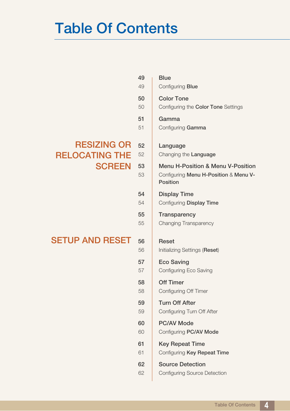 Samsung LS19C45KBRV-GO User Manual | Page 4 / 122