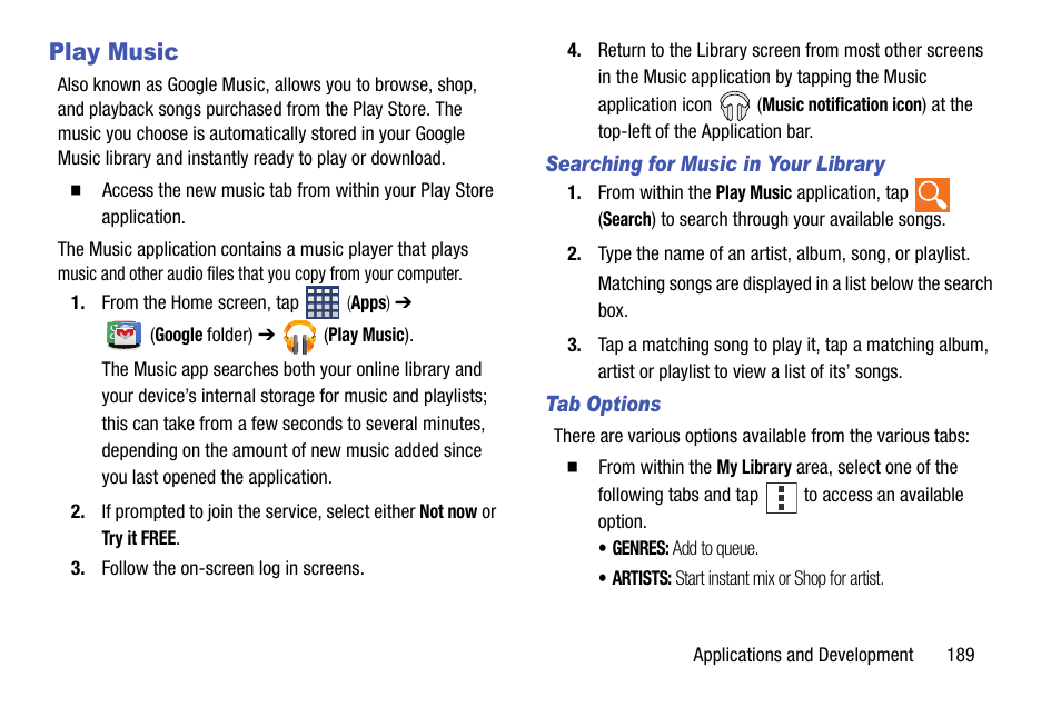 Play music | Samsung SM-N900TZWETMB User Manual | Page 195 / 375