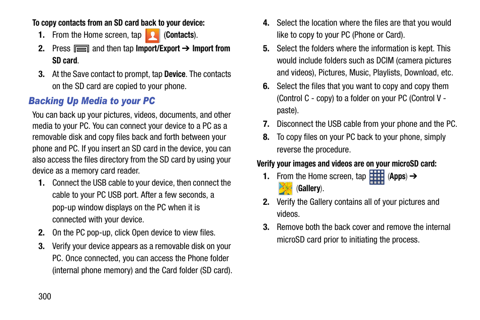 Samsung SM-N900TZWETMB User Manual | Page 306 / 375