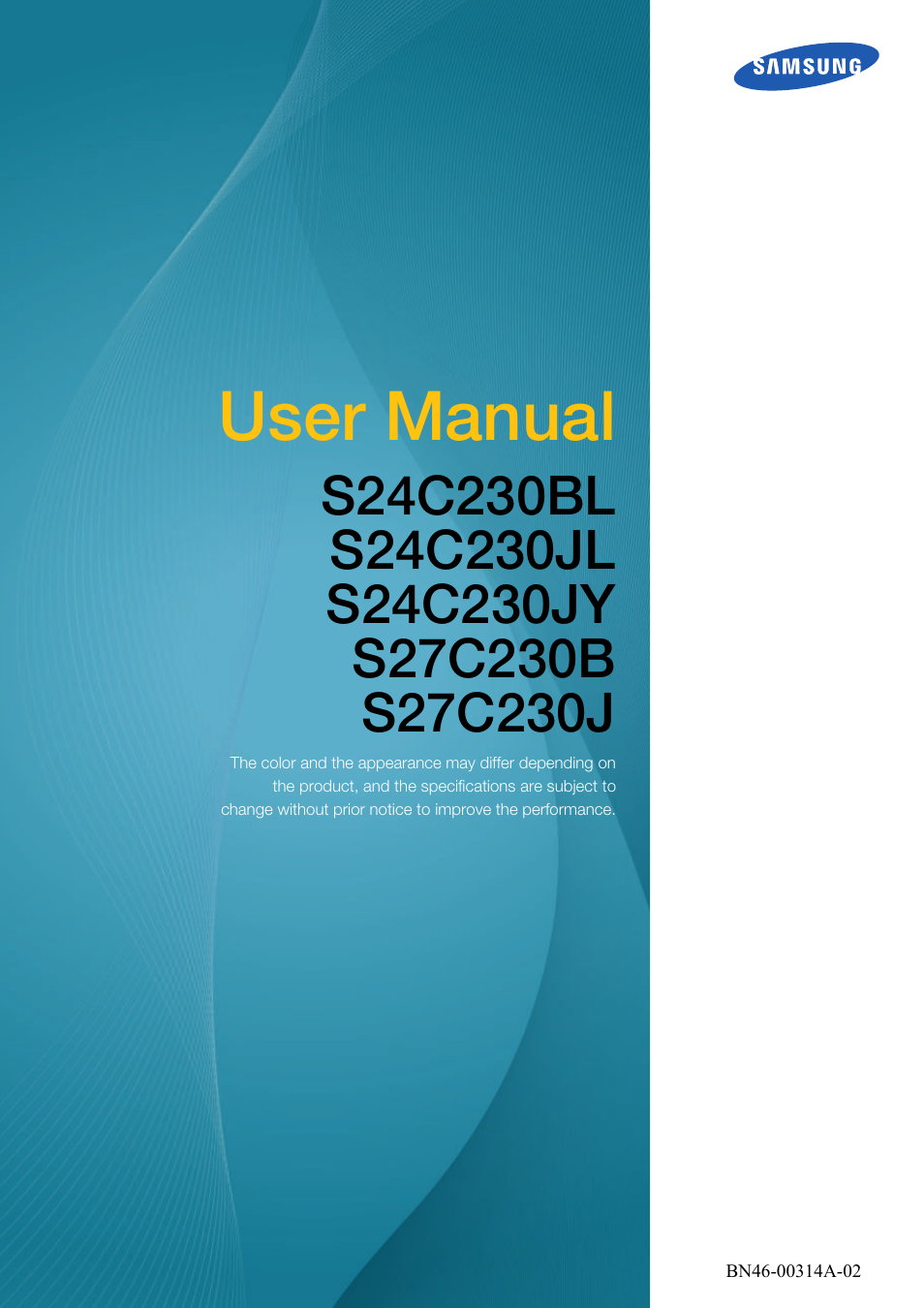 Samsung LS24C230BL-ZC User Manual | 77 pages