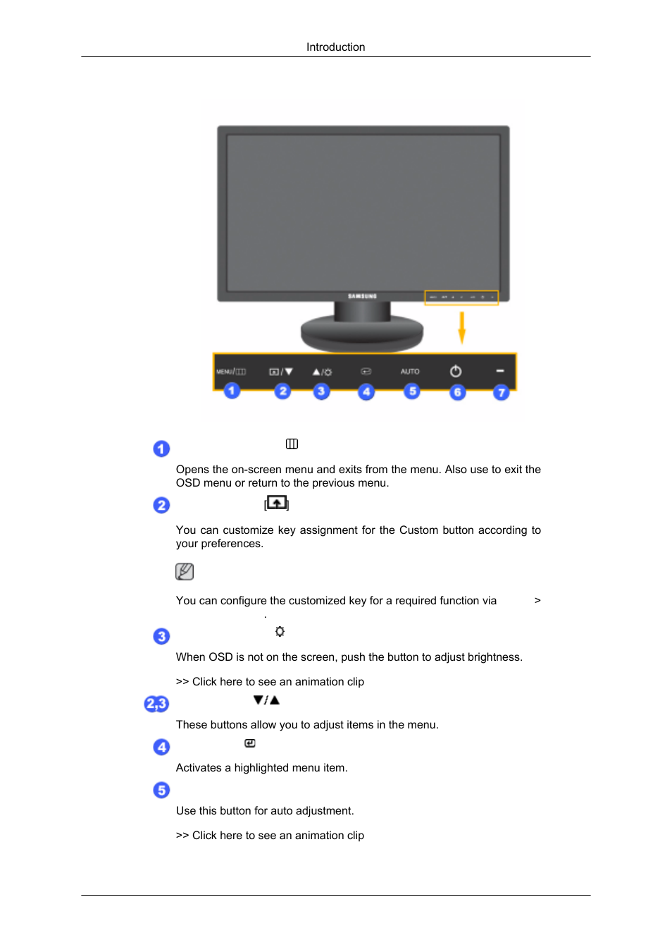 Front | Samsung LS20MYYKF-XBM User Manual | Page 4 / 36