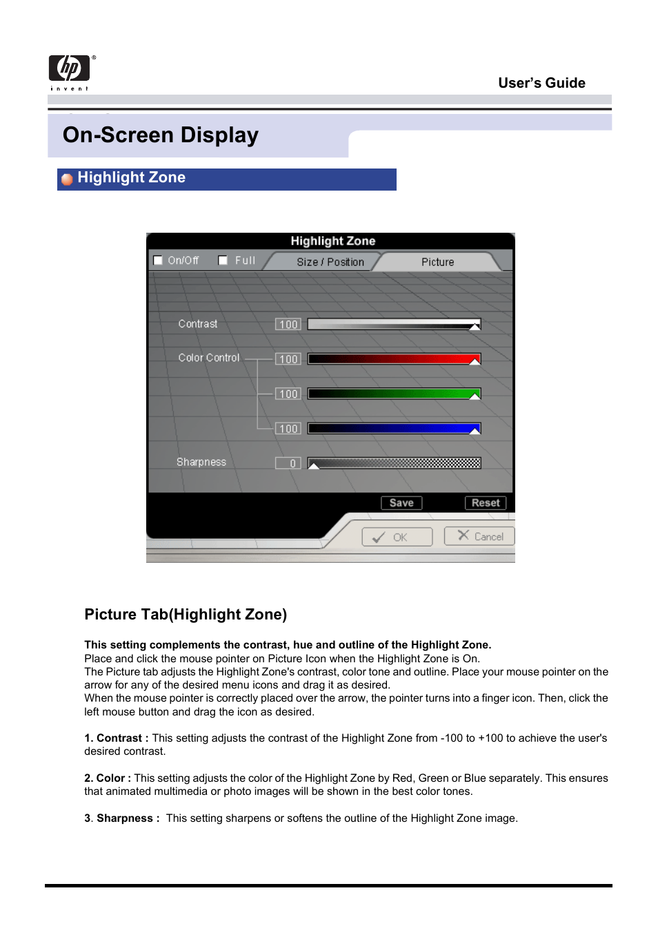 On-screen display | Samsung CA19ISBL-XAZ User Manual | Page 59 / 105