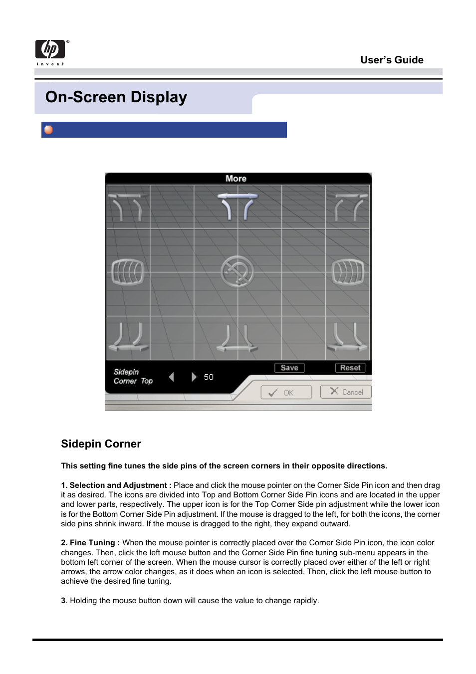 On-screen display | Samsung CA19ISBL-XAZ User Manual | Page 61 / 105