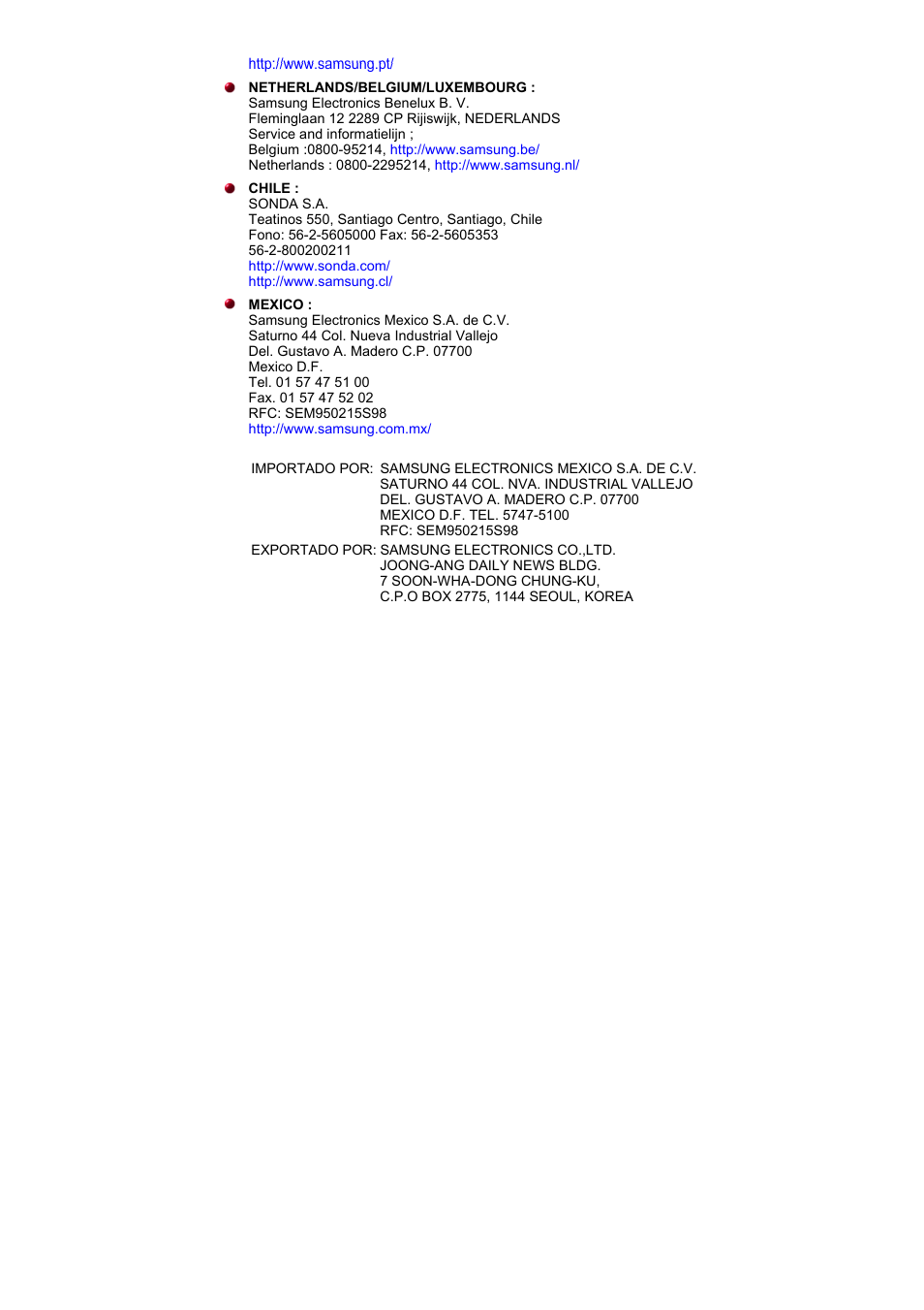 Samsung CA19ISBL-XAZ User Manual | Page 95 / 105