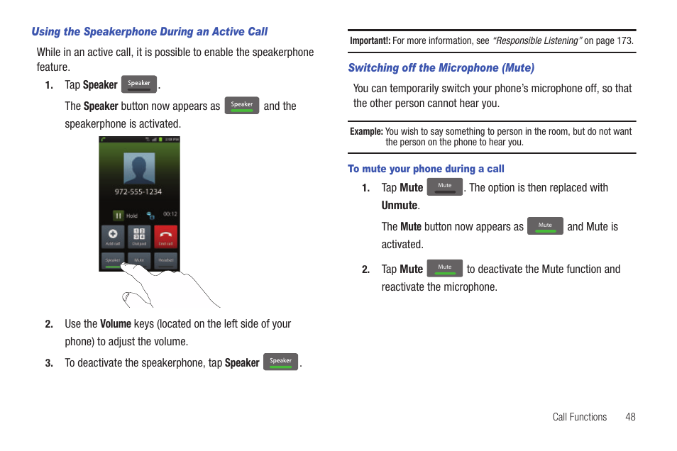 Samsung SGH-I897ZKZATT User Manual | Page 53 / 199