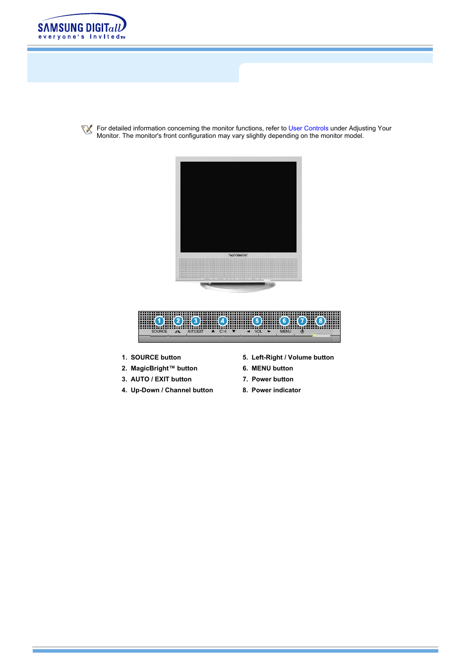 Front | Samsung MH15NSSS-XAX User Manual | Page 10 / 61