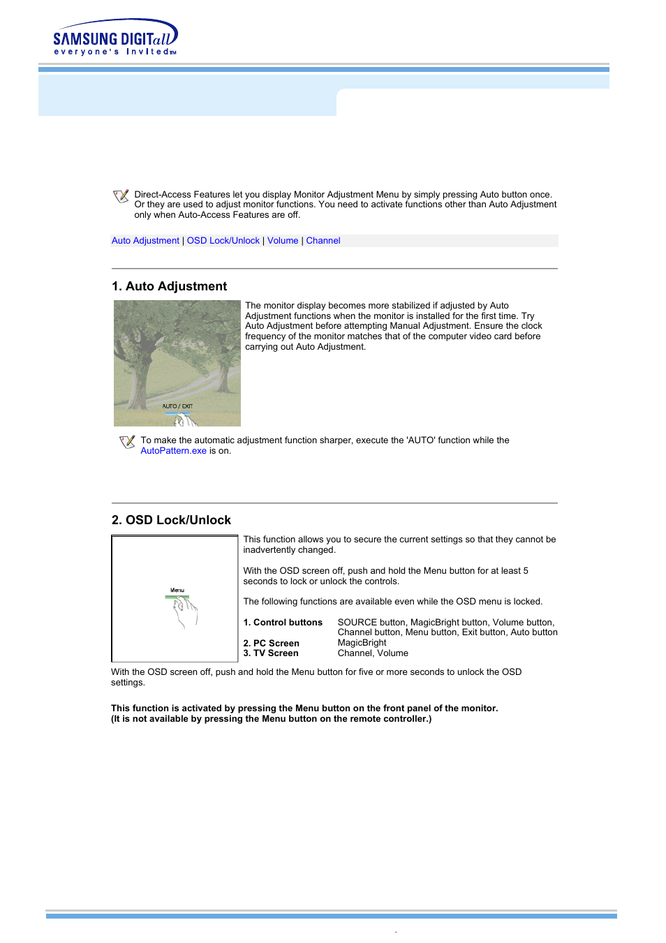 User controls, 케이블 연결 | Samsung MH15NSSS-XAX User Manual | Page 30 / 61