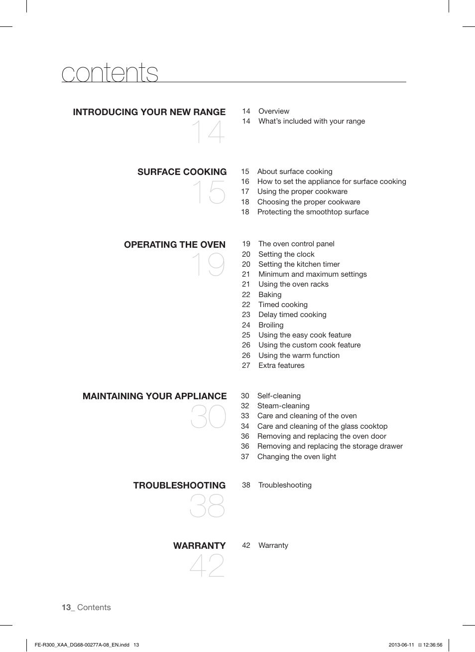 Samsung FE-R300SX-XAA User Manual | Page 14 / 44