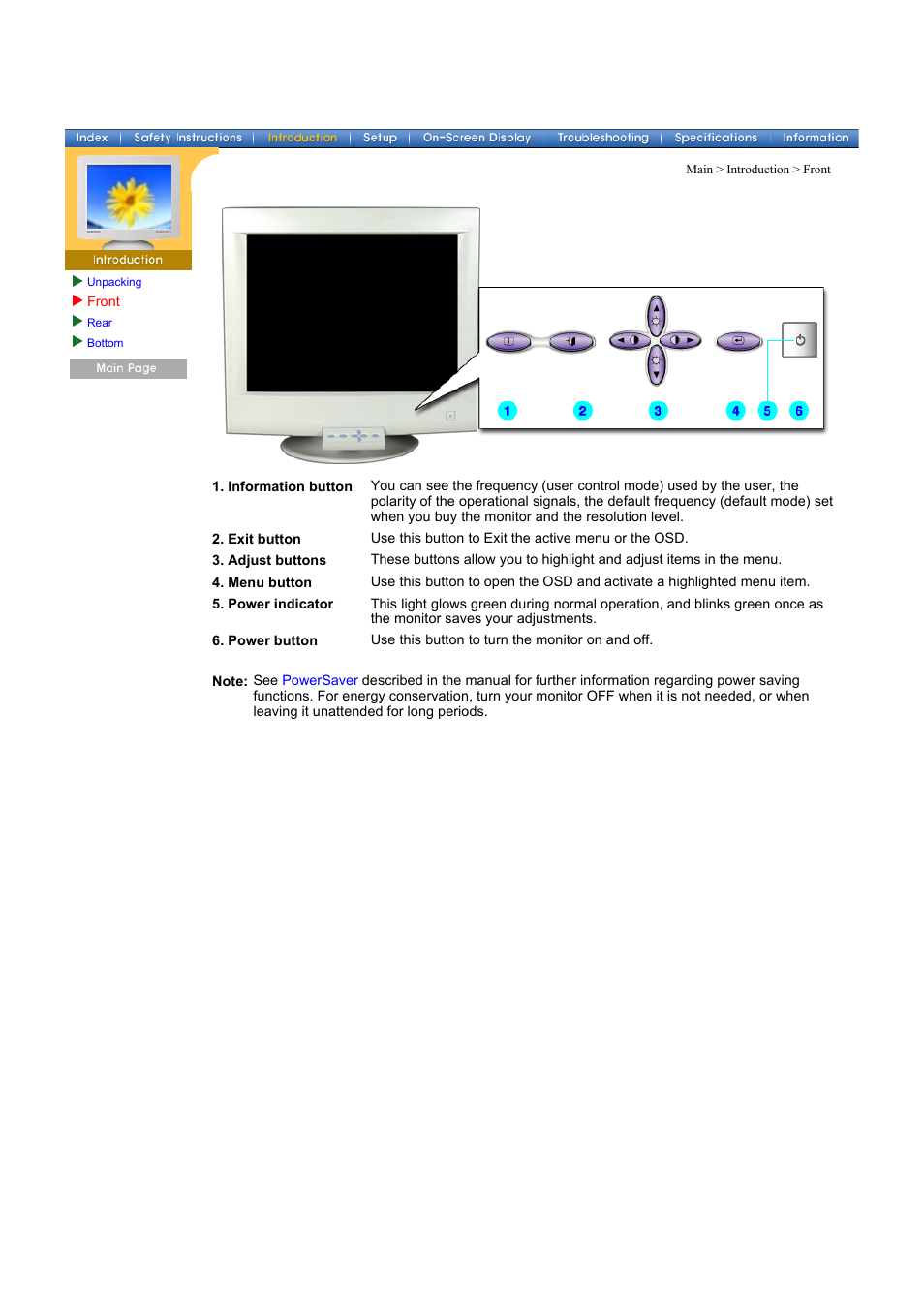 Samsung CF21MSBU-XBM User Manual | Page 10 / 58